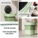 Mini Máquina de Lavar Portátil
